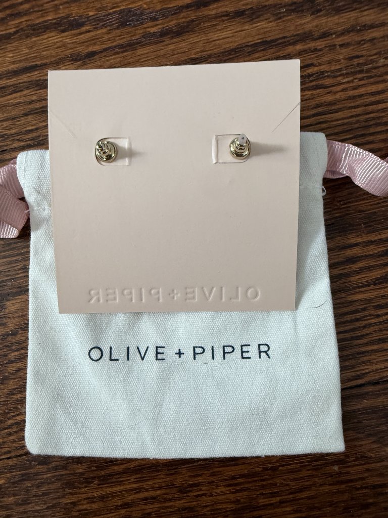 Blush, Pearl, And Citrine Olive & Piper Studs — image 2 of 4